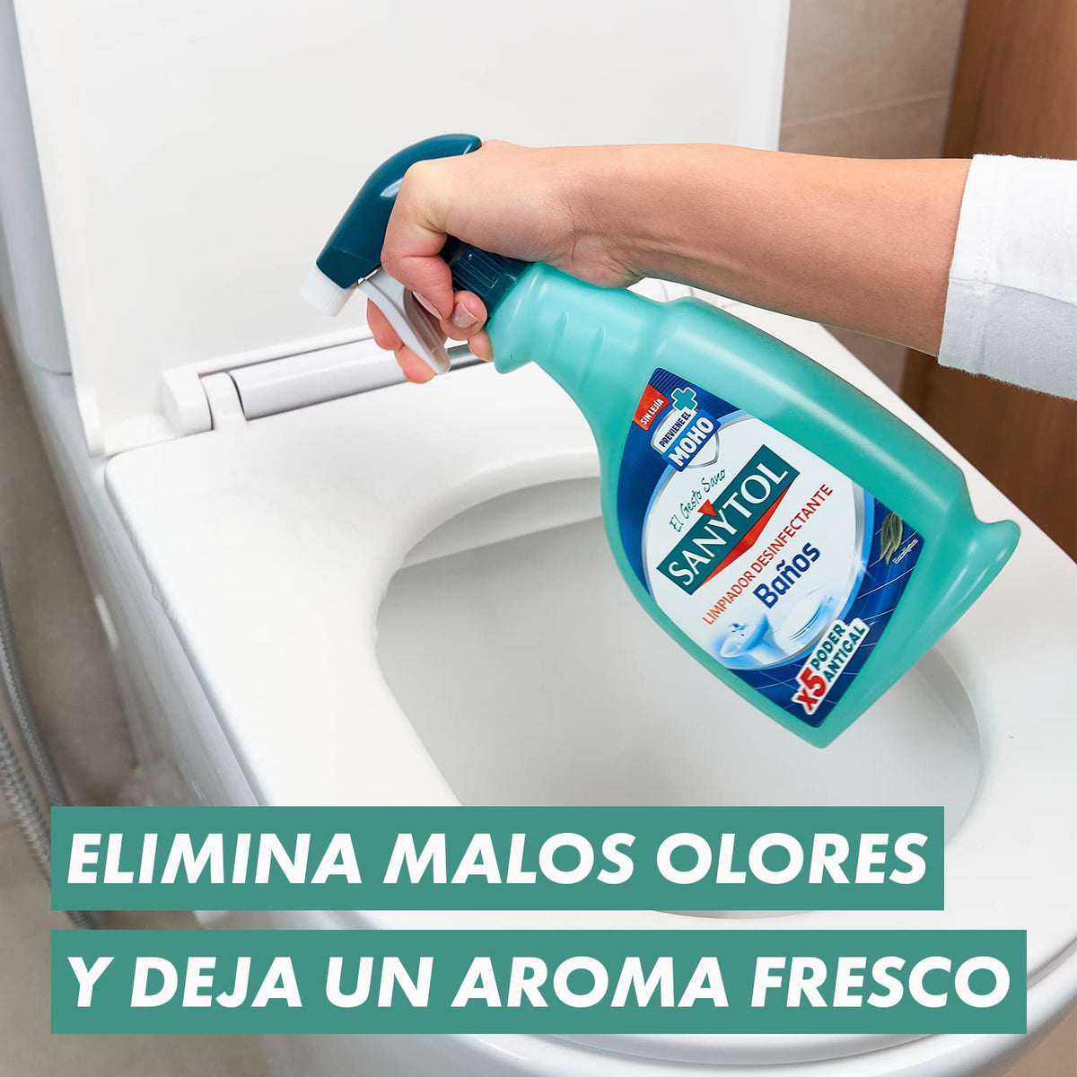 Sanytol - Limpiador Desinfectante Antical Baños Pack 4 x 750 ml