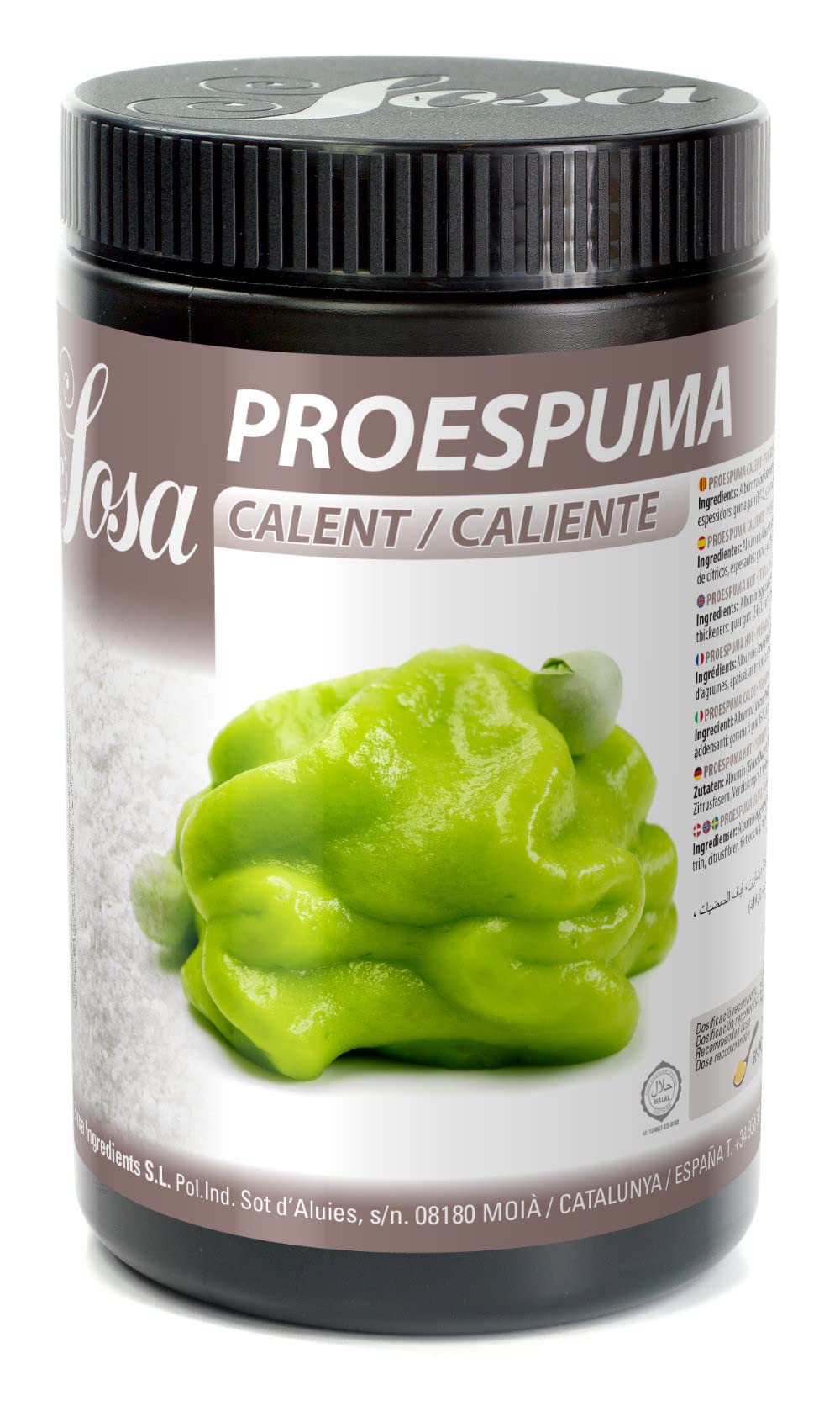 SOSA Proespuma caliente - Emulsionante y estabilizante de espumas calientes - Bote 500grs