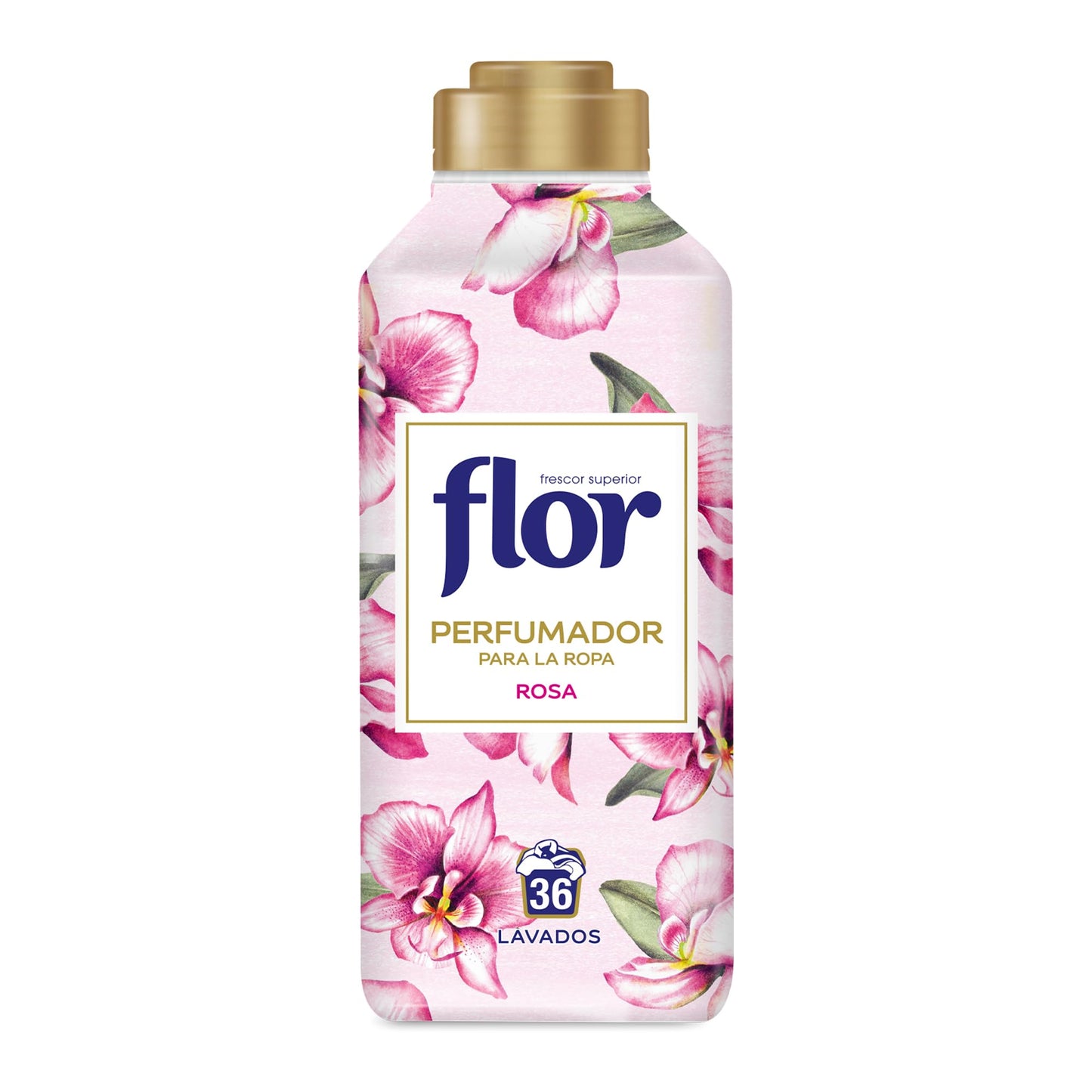 Flor Perfumador para la Ropa con fragancia floral Rosa, hasta 36 dosis, 720ml, 1 Unidad (Paquete de 1)