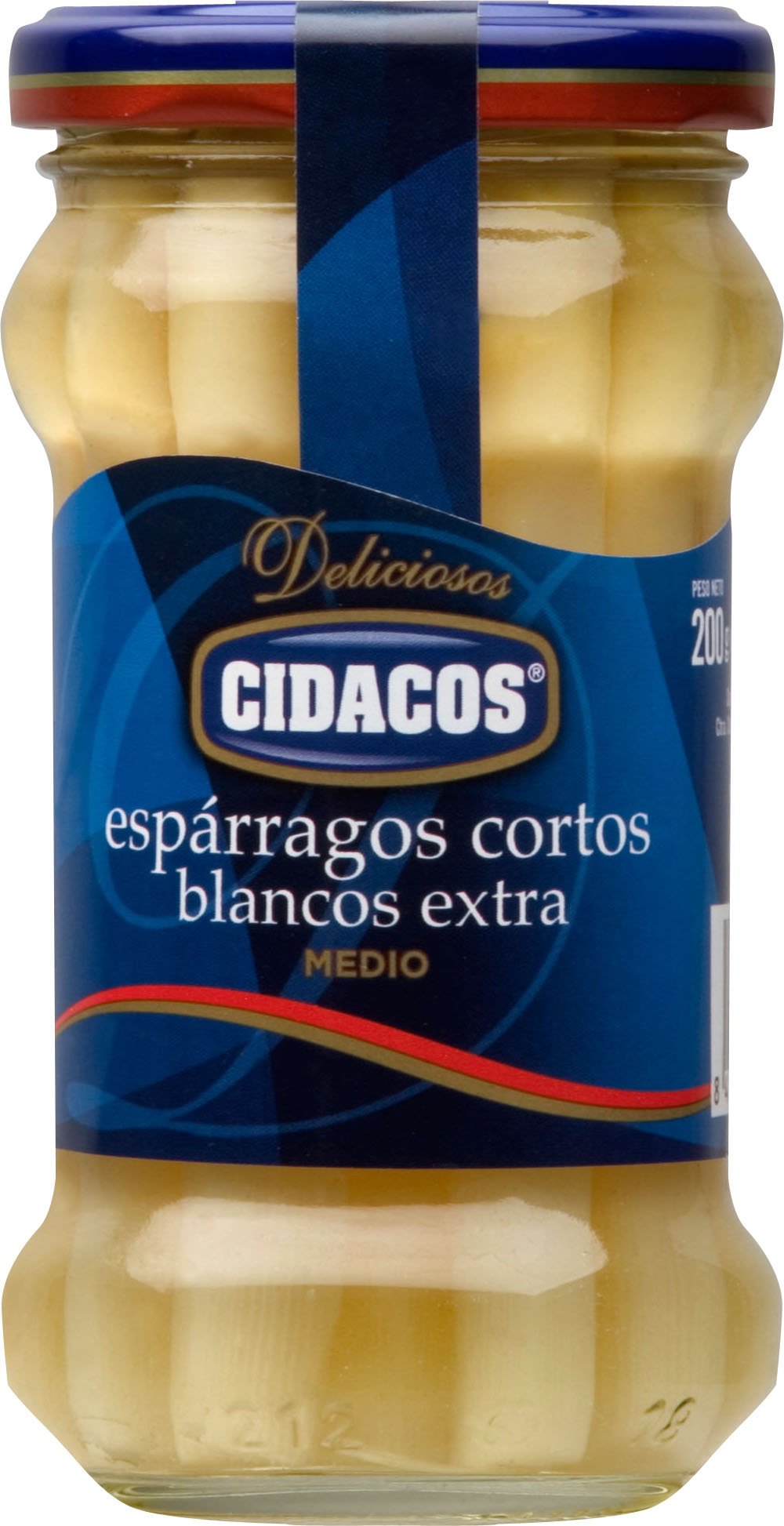 Cidacos - Espárragos blancos cortos - esparrago extra - bote de 200 g