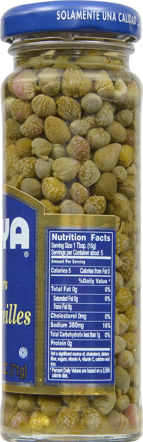 Goya Foods alcaparras premium, Nonpareilles 2.5 onzas (Paquete de 12)