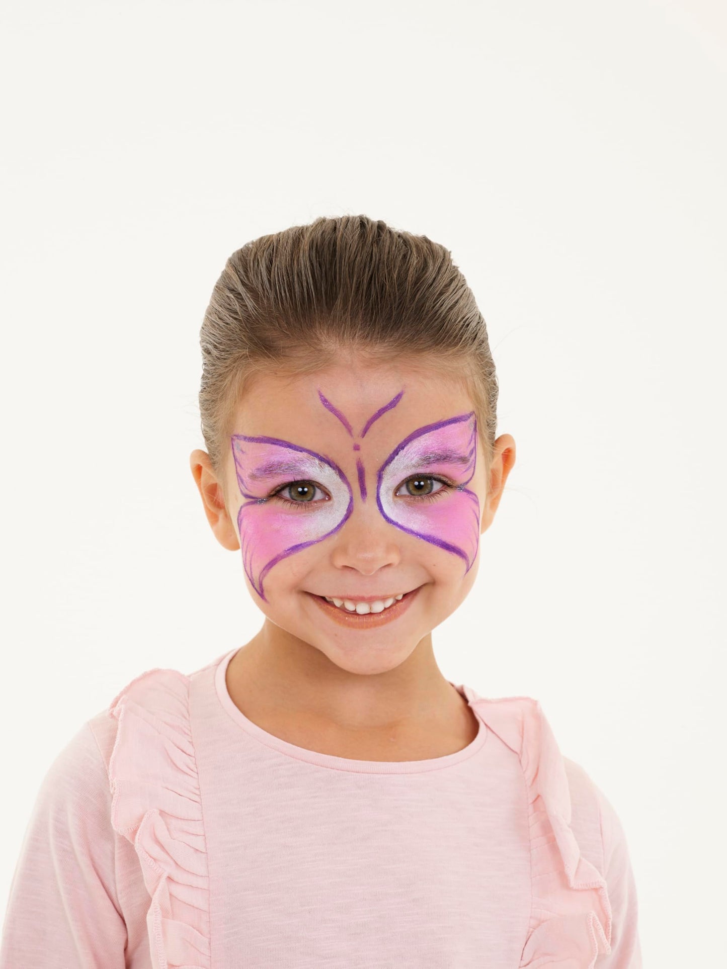 Carioca Mask Up Princess, Kit de Pintura Facial para Niñas, Barras de Maquillaje Ideal para Navidad, Halloween, Carnaval y Fiestas - 3 Colores y 2 Tutoriales - Dermatológicamente Testado