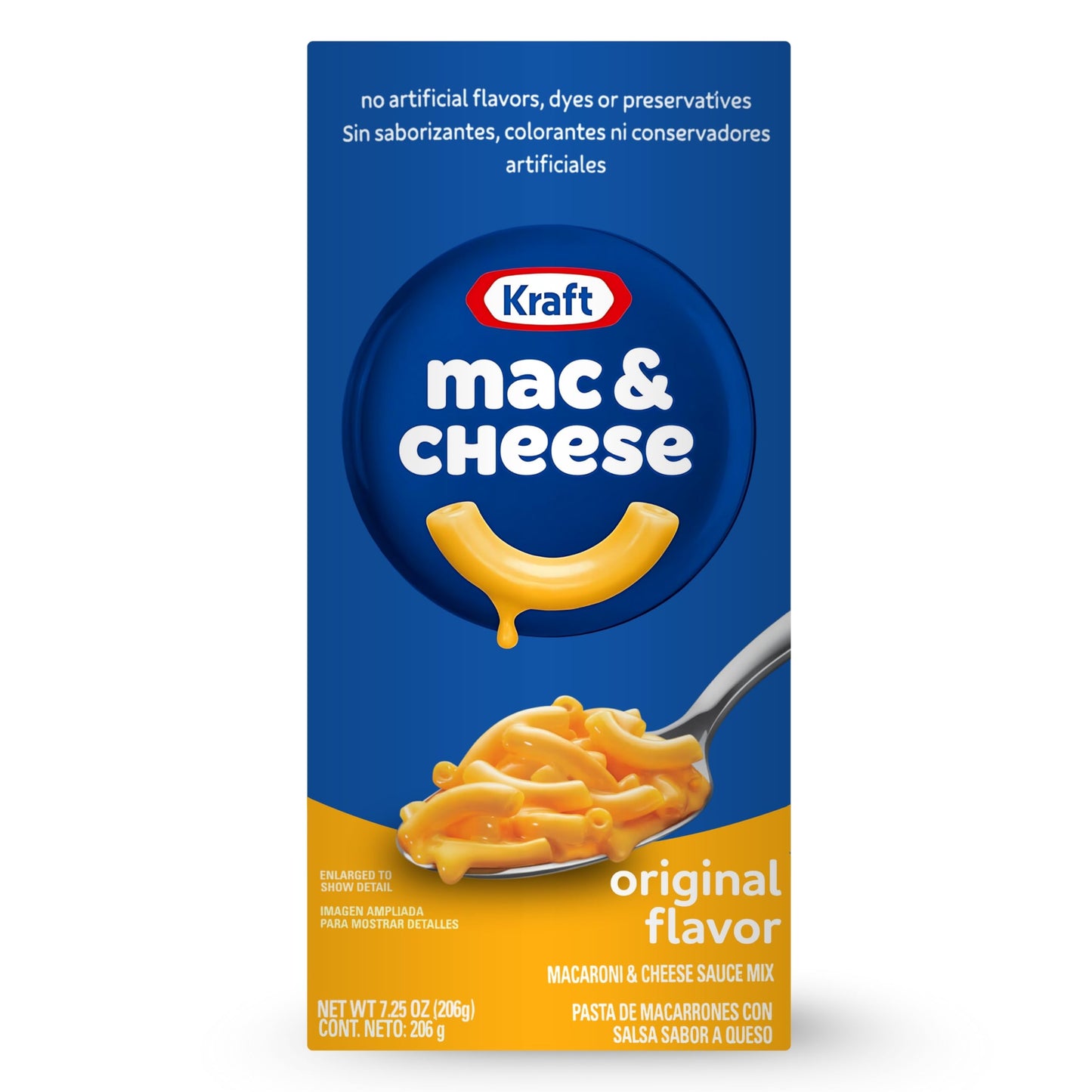 Macaroni - Mac & Cheese Americano - Macarrones con Queso, (1 x 206 g)