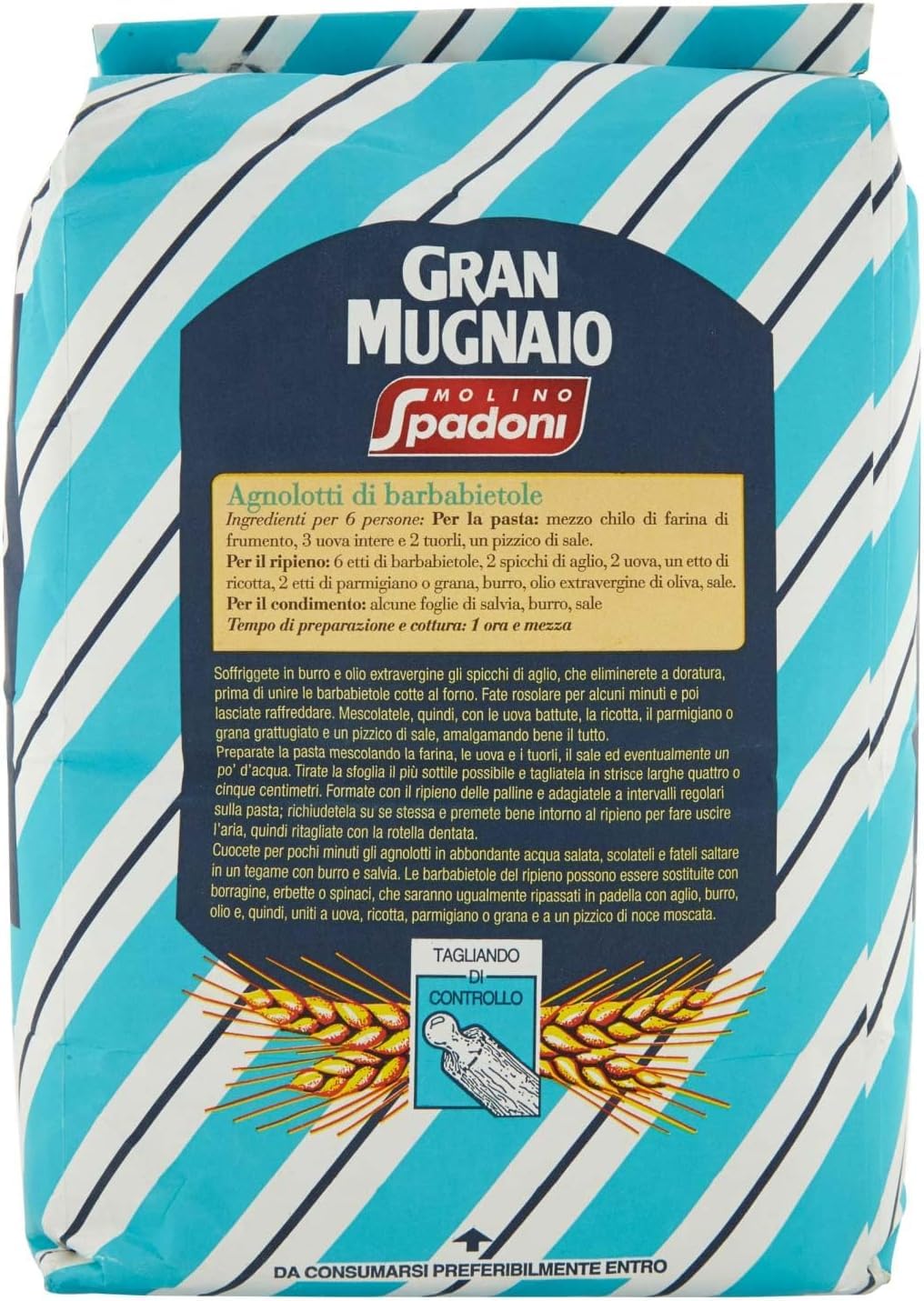 Molino Spadoni Harina "00" Gran Mugnaio Antigrumi 5kg