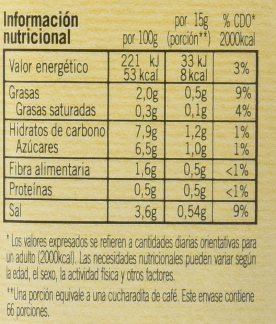 Salsas Asturianas Salsa Picante - 1000 gr - [Pack de 3]