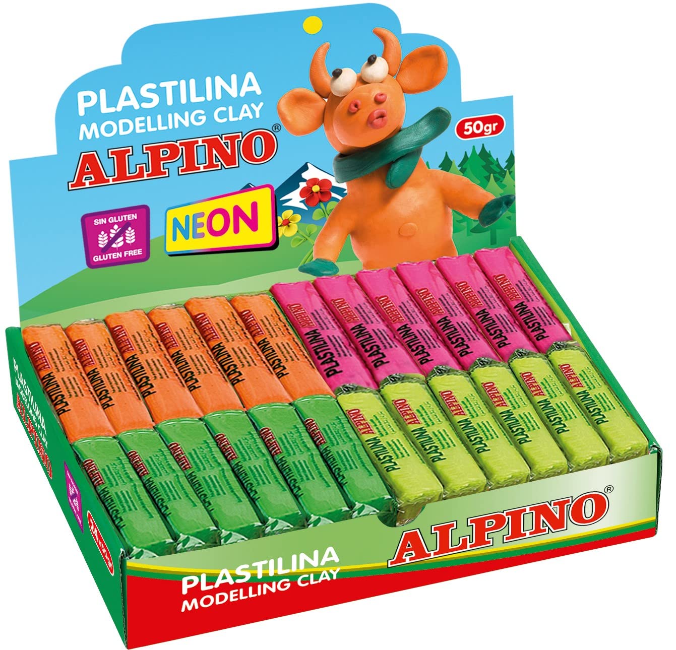 Alpino DP000915 - Plastilina, 24 unidades