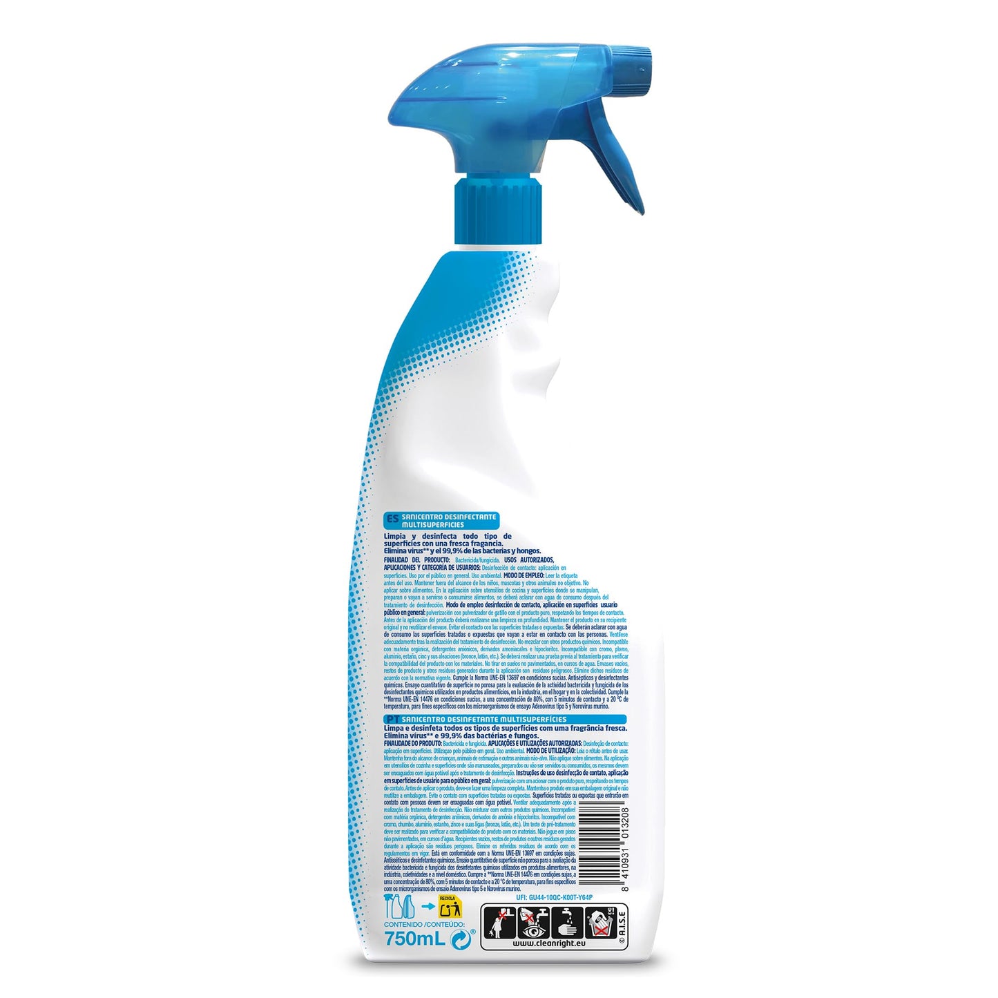 Sanicentro Multidesinfección Spray - 750 ml (ARV0883)