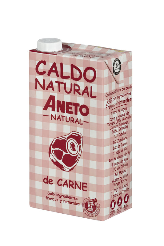 Aneto Natural Caldo de Carne, 1L