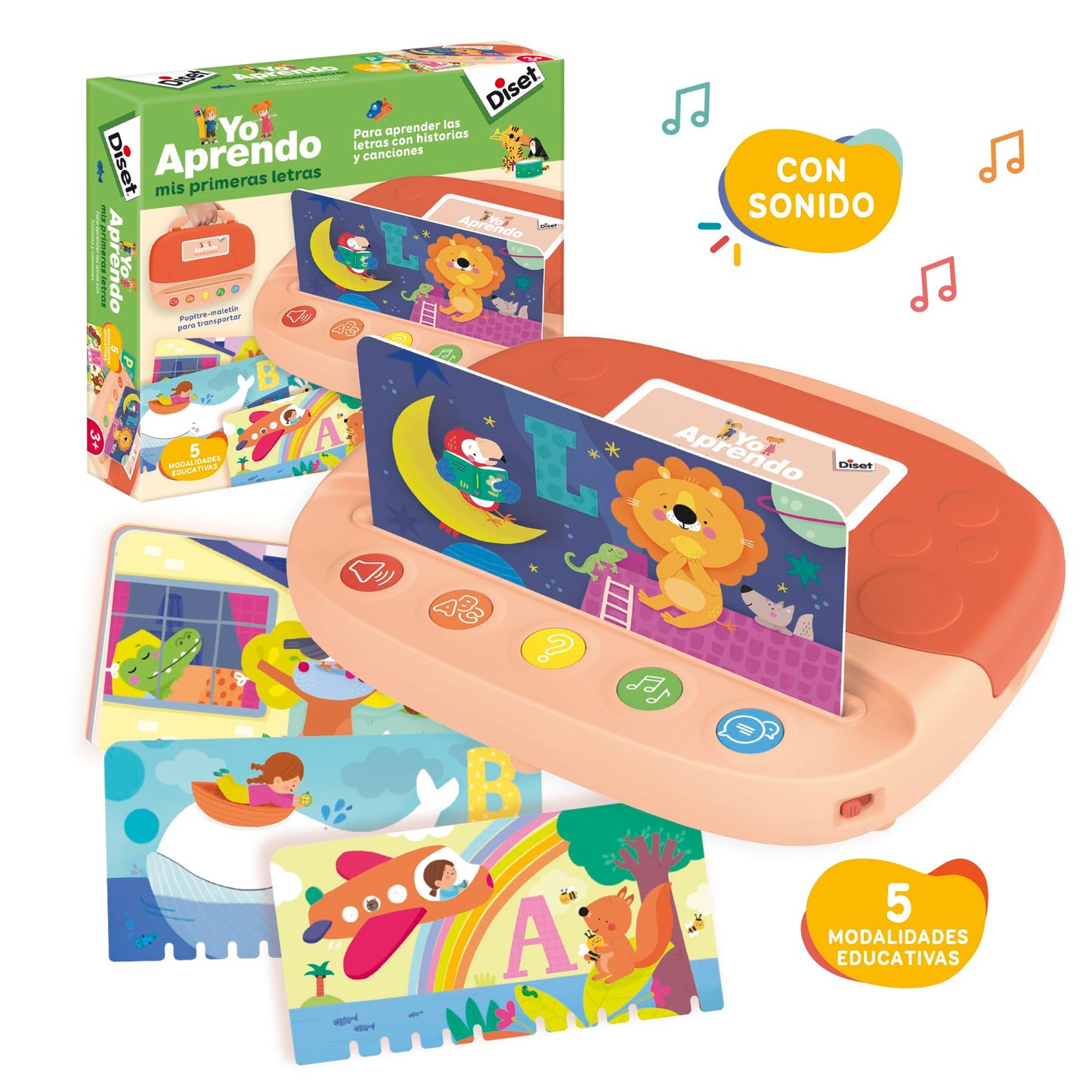 Diset - Yo aprendo Las Letras, Juego Educativo a Partir de 2 años