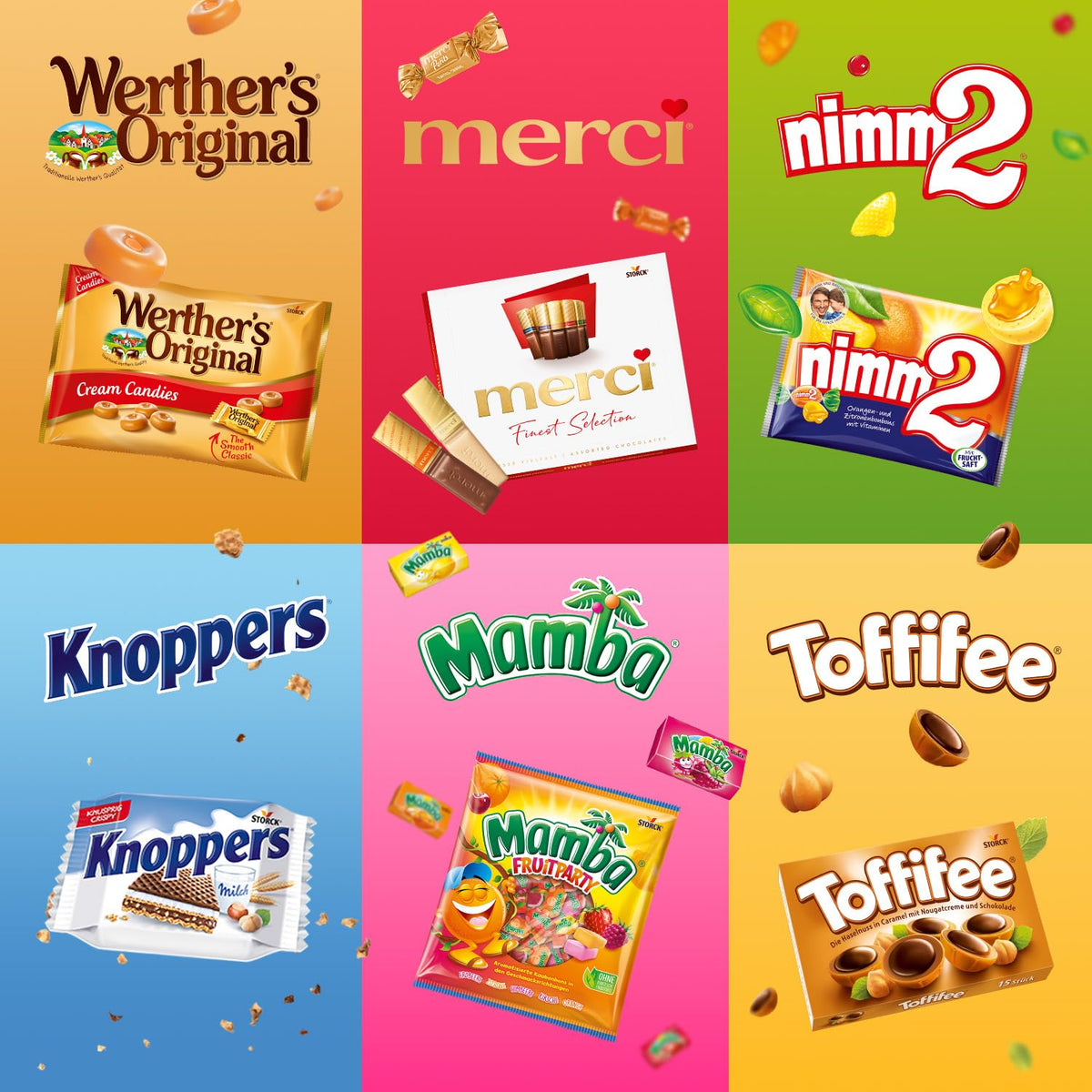 Knoppers - Barquillos Rellenos - 24 x 25 g - Chocolate y Avellana - Snack