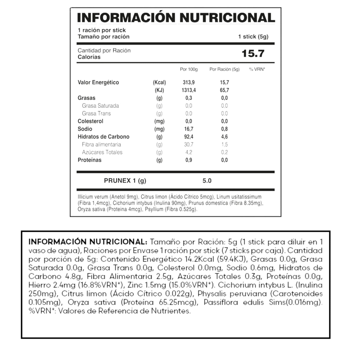 FUXION PACK De Té Detox 7 Días | Prunex 1 + Flora Liv | 14 Sobres en Total | Apoyo Digestivo Natural, Tránsito Intestinal y Equilibrio de la Flora | Bebida Instantánea con Fibras y Probióticos | Sin Azúcar