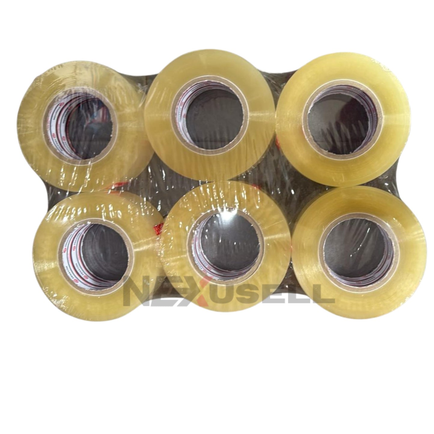 PACK 6 Rollos Cinta Adhesiva Transparente para Embalaje 48mm x 300m + Dispensador | Total 1800m | Alta Resistencia | Ideal para Cajas, Envíos y Mudanzas