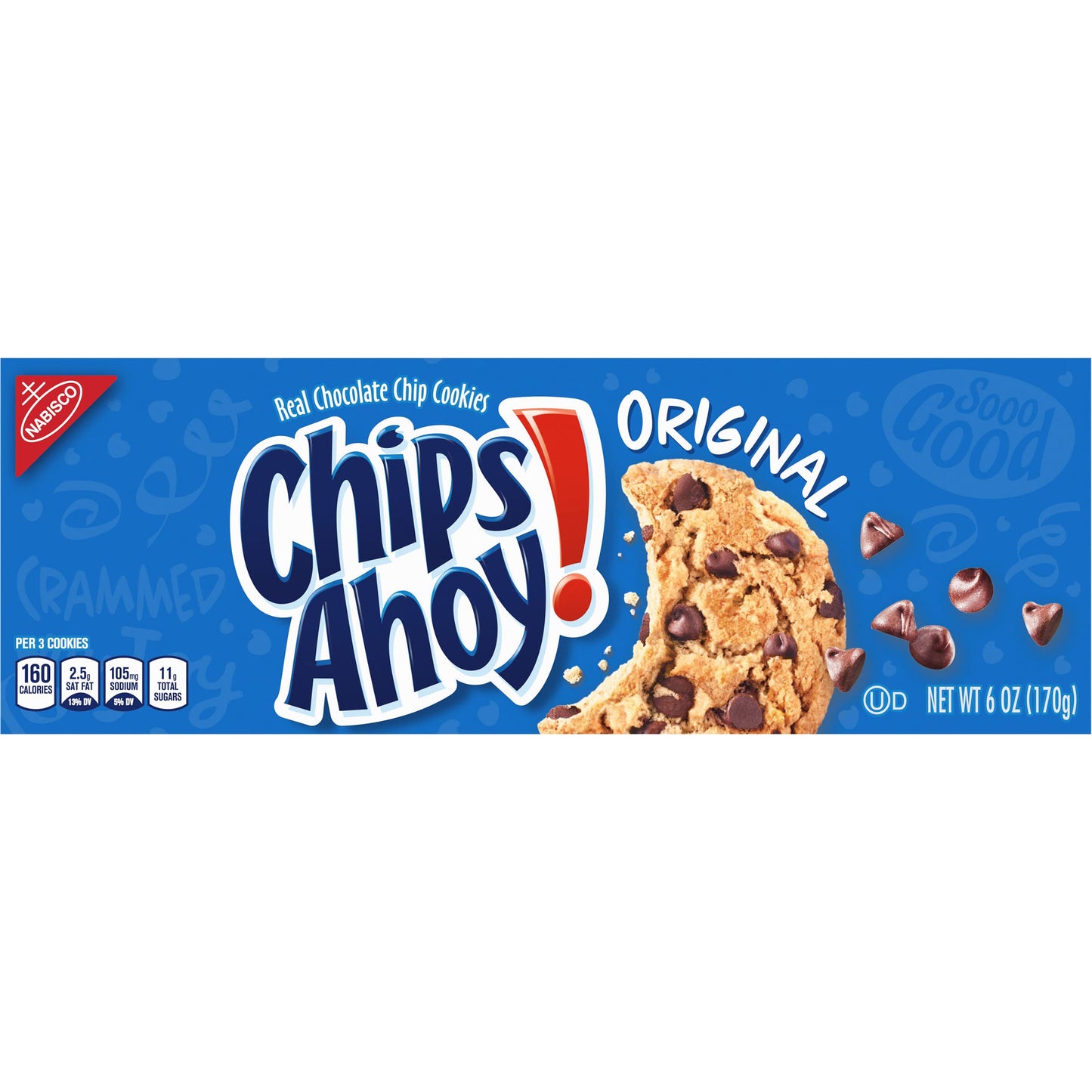 Chips Ahoy Original Galletas con Pepitas de Chocolate, Pack Familiar 400g (Paquete de 2)