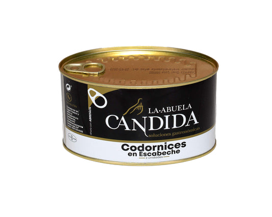 La Abuela Cándida - Dos Codornices en Escabeche Artesanal Gourmet 475 g (2 raciones)