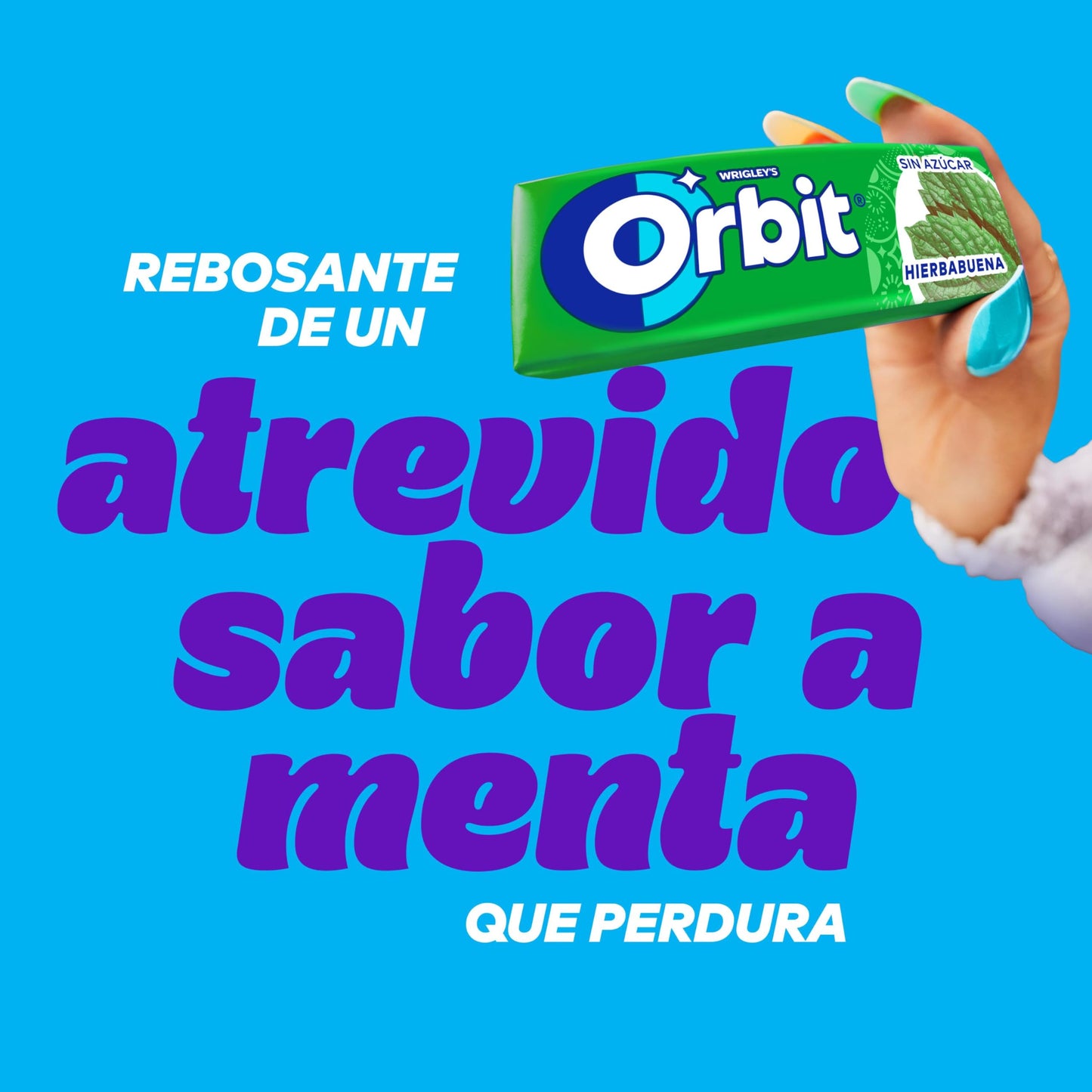 Orbit Chicles Sabor Hierbabuena - Paquete De 30 X 14 Gr - Total: Gr, 420 Gramo, 30 Unidades