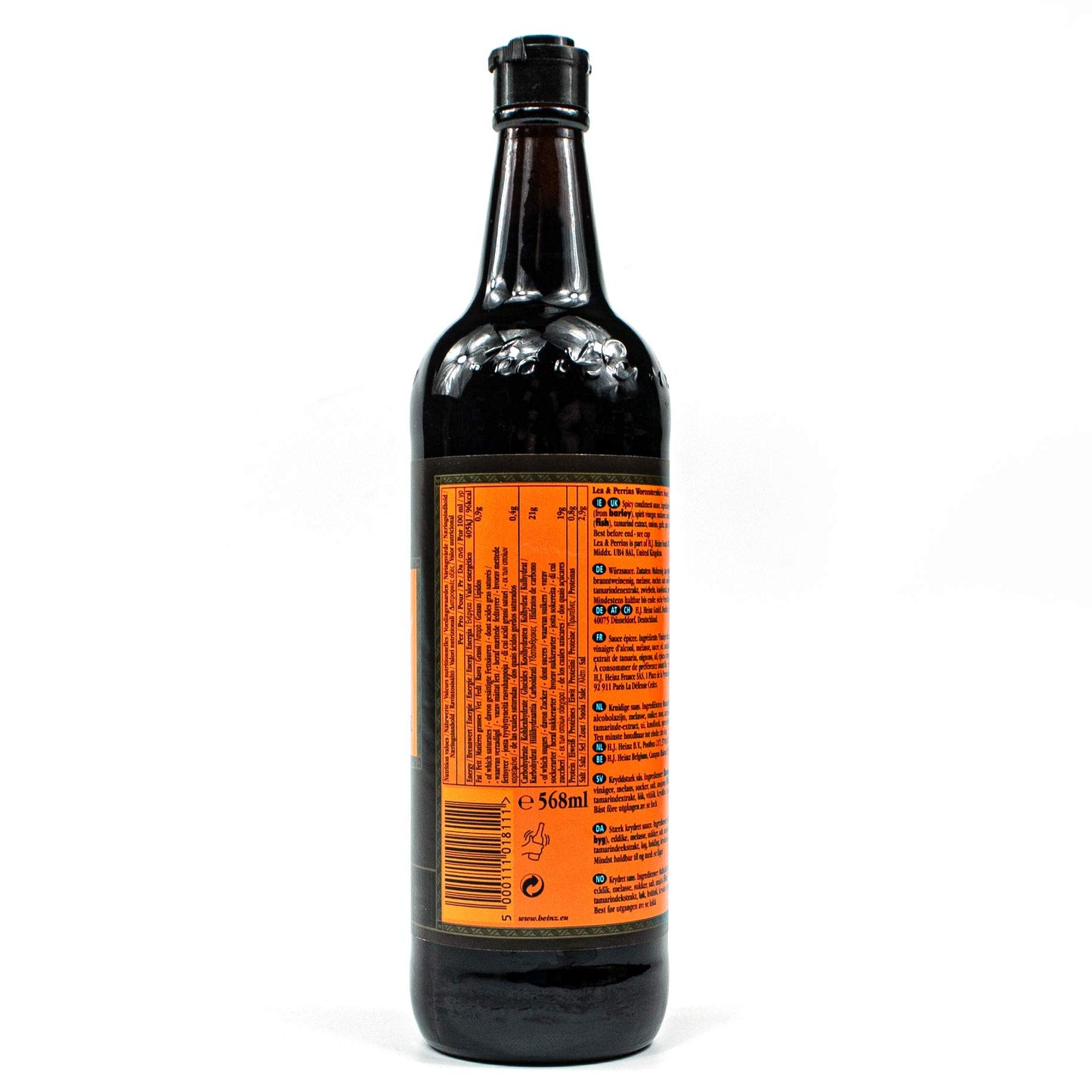 Lea & Perrins - Pack de 3 salsa Worcestershire original en botella de cristal de 568 ml (salsa de condimento) - Salsa Worcester Worcester tradicional inglesa