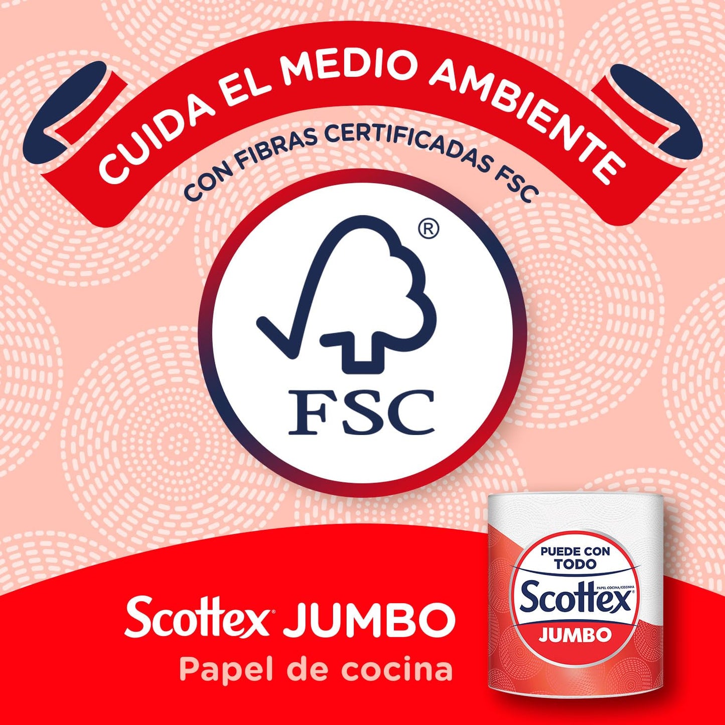 Scottex Jumbo Papel de cocina 1 rollo