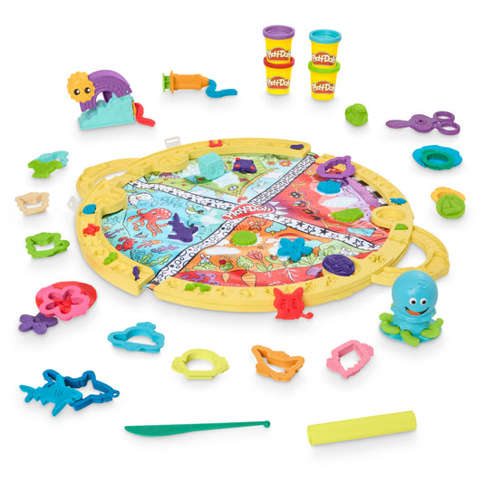 Play-Doh - Set de Juego portátil - Juguetes de Manualidades Infantiles con Plastilina No Tóxica, a Partir de 3 años