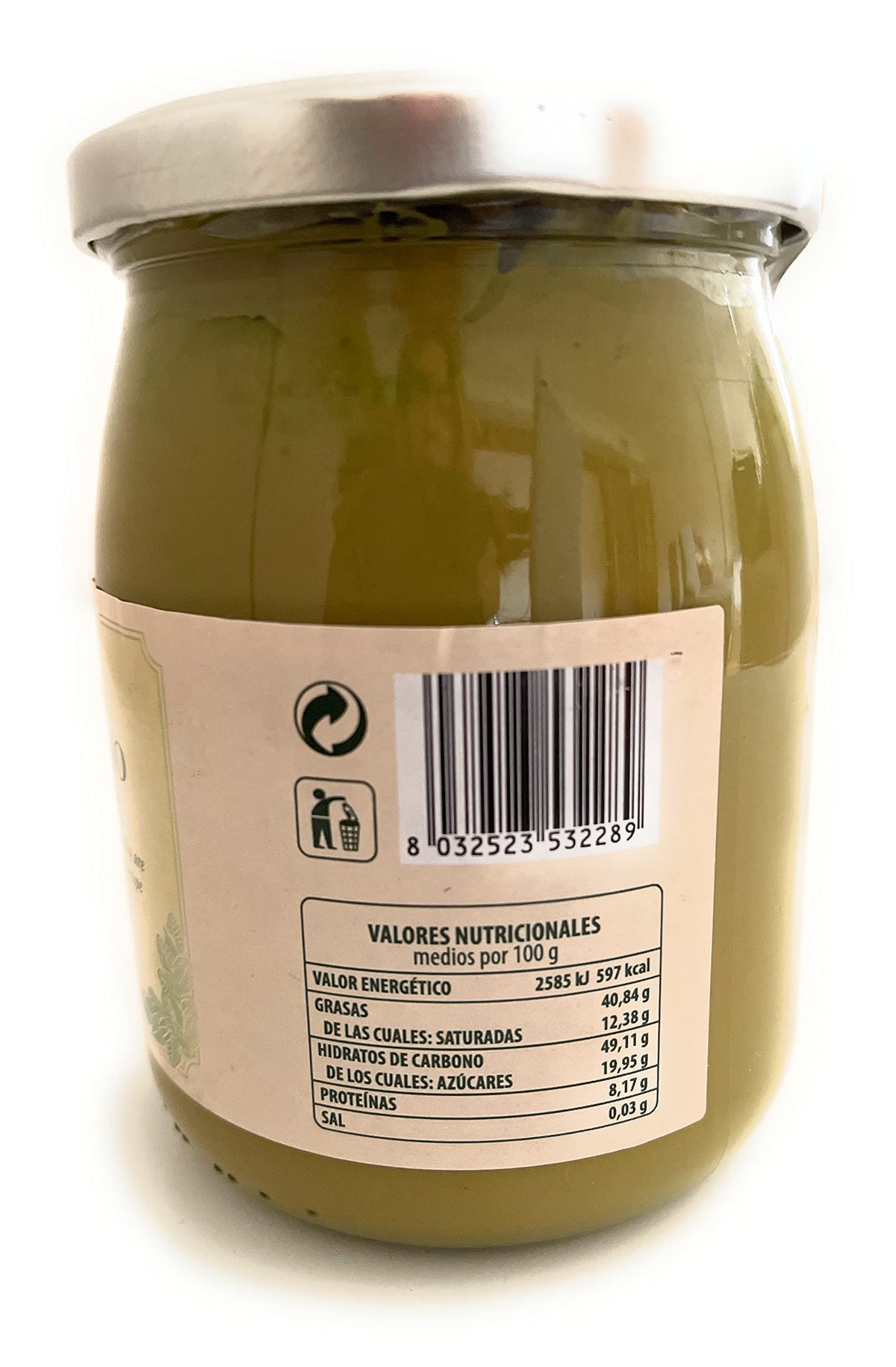 Pisti Mantequilla de Pistacho Siciliana - 600 g