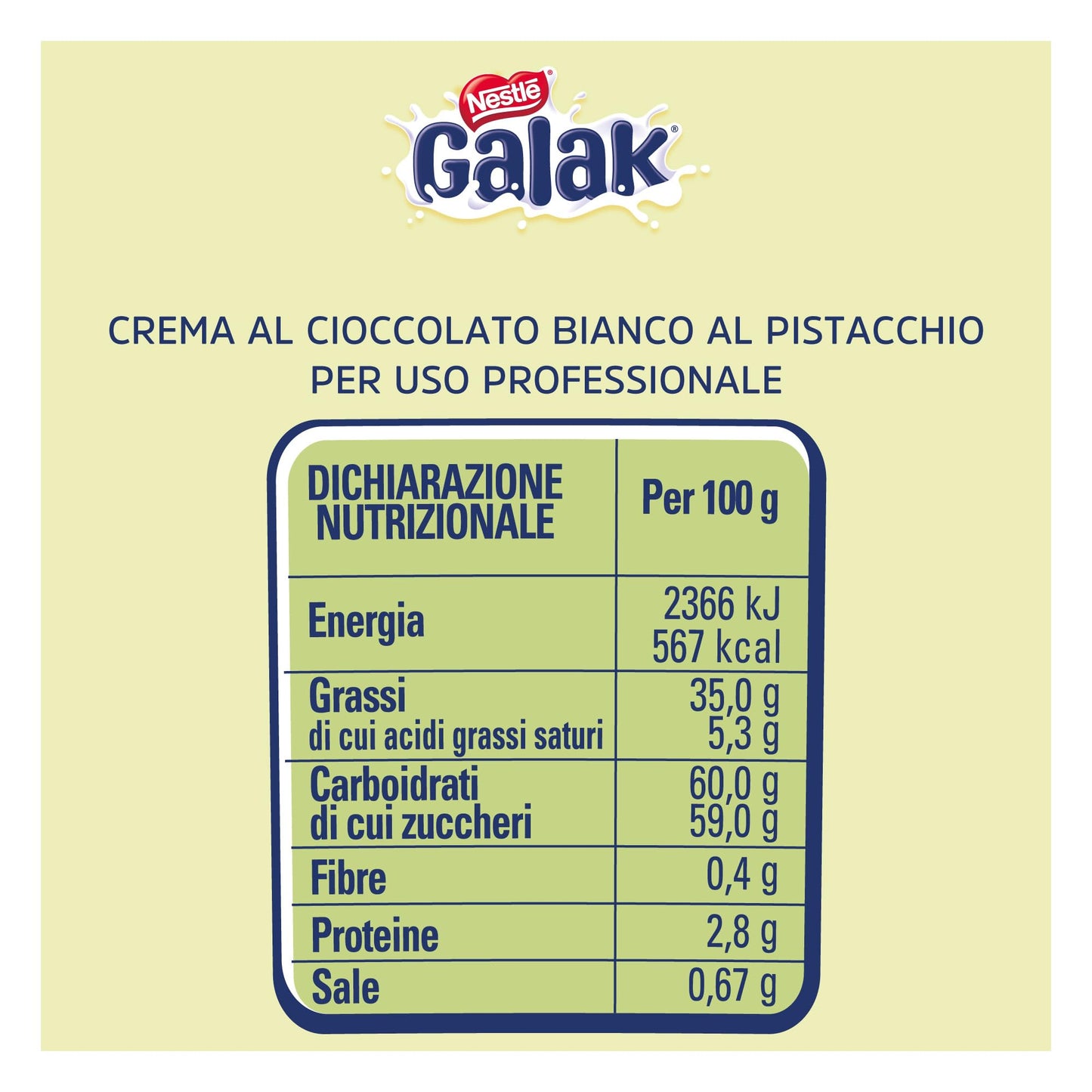 MILKYBAR Untable de Pistacho, cubo de 3kg