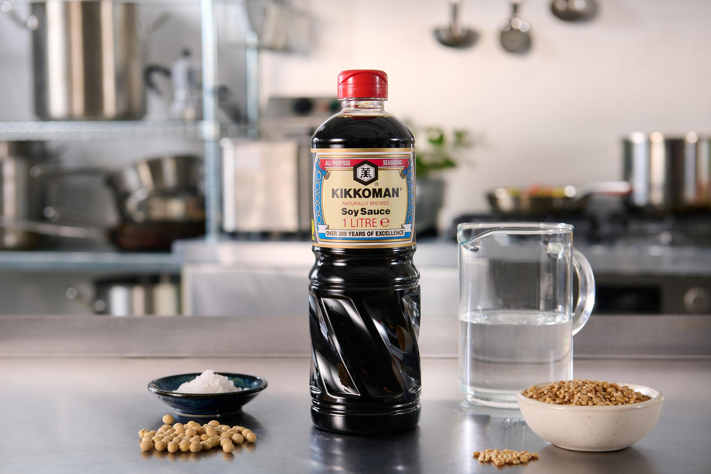 Kikkoman - Salsa de Soja clásica naturalmente fermentada, 1000 ml