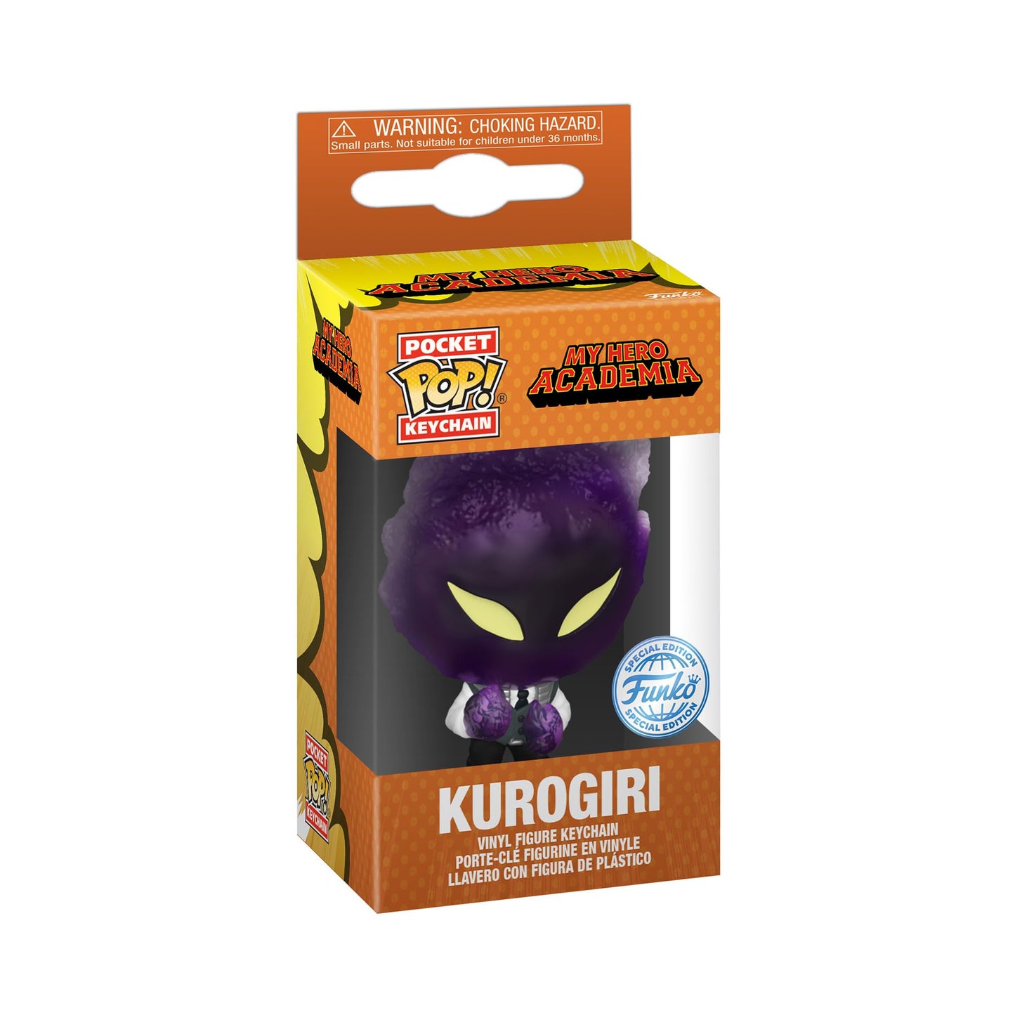 Funko Pop! Keychain: MHA - Kurogiri - My Hero Academia - Minifigura de Vinilo Coleccionable Llavero Original - Relleno de Calcetines - Idea de Regalo- Mercancia Oficial - Anime Fans - Minifigura