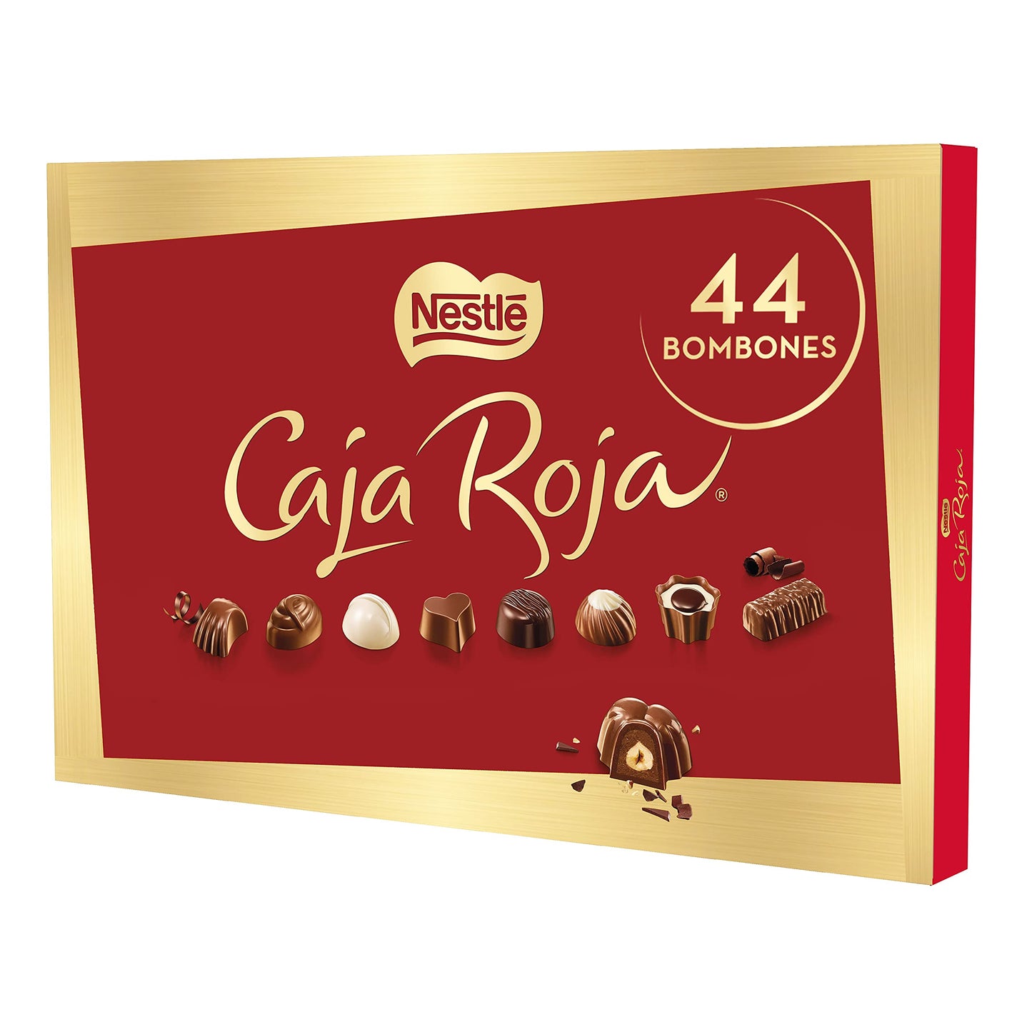Nestlé Caja Roja Bombones de Chocolate - Estuche de bombones 4x400g