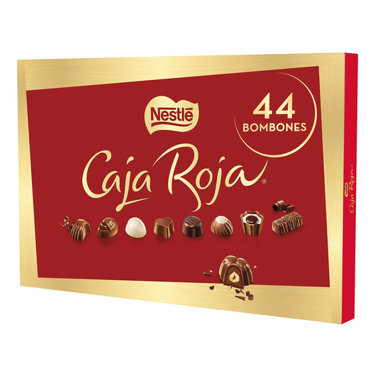 Nestlé Caja Roja Bombones de Chocolate - Estuche de bombones 4x400g