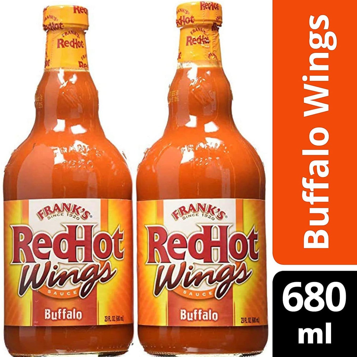 Frank's Redhot Buffalo Wing Sauce 680 ml (Pack of 2)