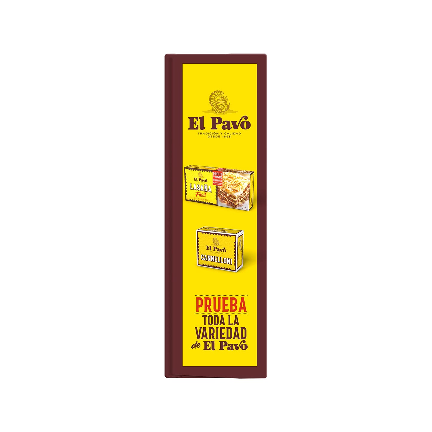 El Pavo Canelones Fácil, 12 Placas