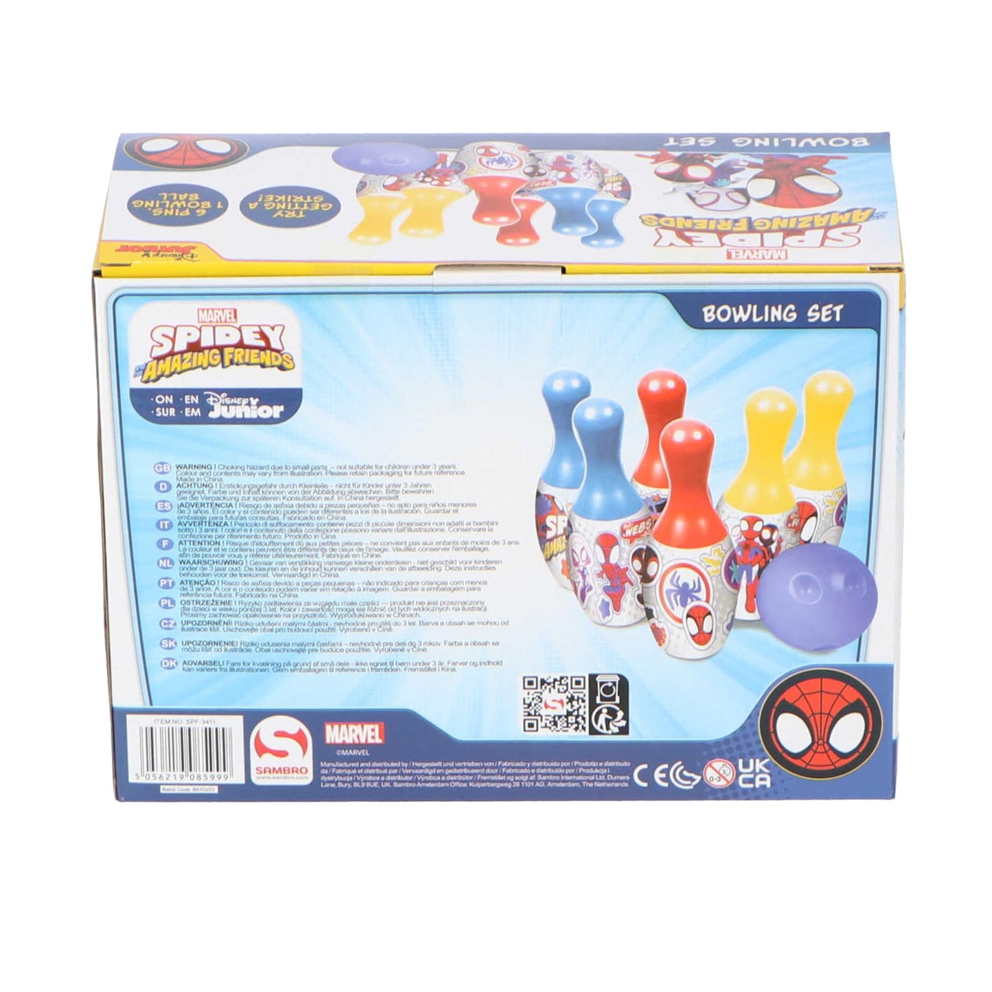 Spiderman Juego de bolos