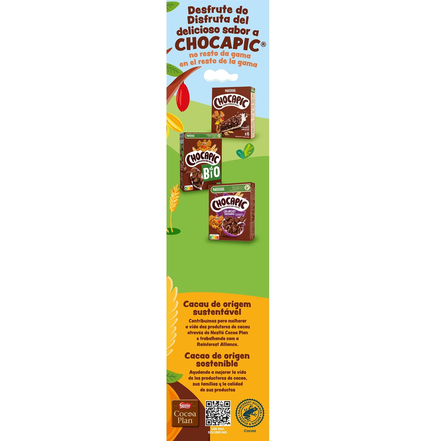 Chocapic Cereales integrales con chocolate, 900 g