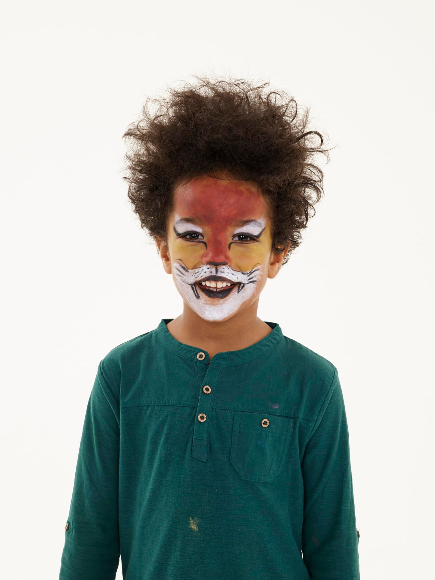 Carioca Mask Up Animales, Kit de Pintura Facial para Niños y Niñas, Barras de Maquillaje Ideal para Navidad, Halloween, Carnaval y Fiestas - 3 Colores y 2 Tutoriales - Dermatológicamente Testado