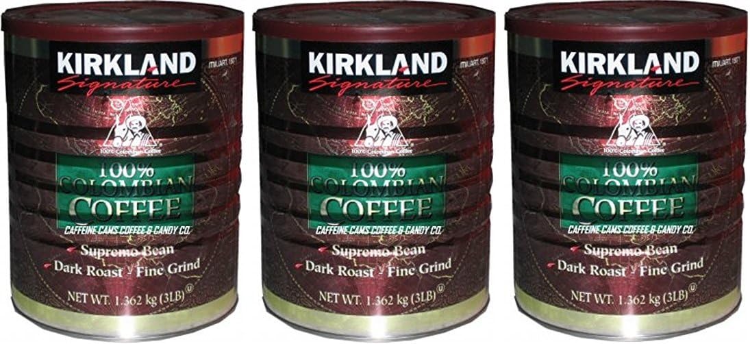 Kirkland Signature 100% Café de Colombia, 9 Lb X 3UND