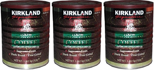 Kirkland Signature 100% Café de Colombia, 9 Lb X 3UND