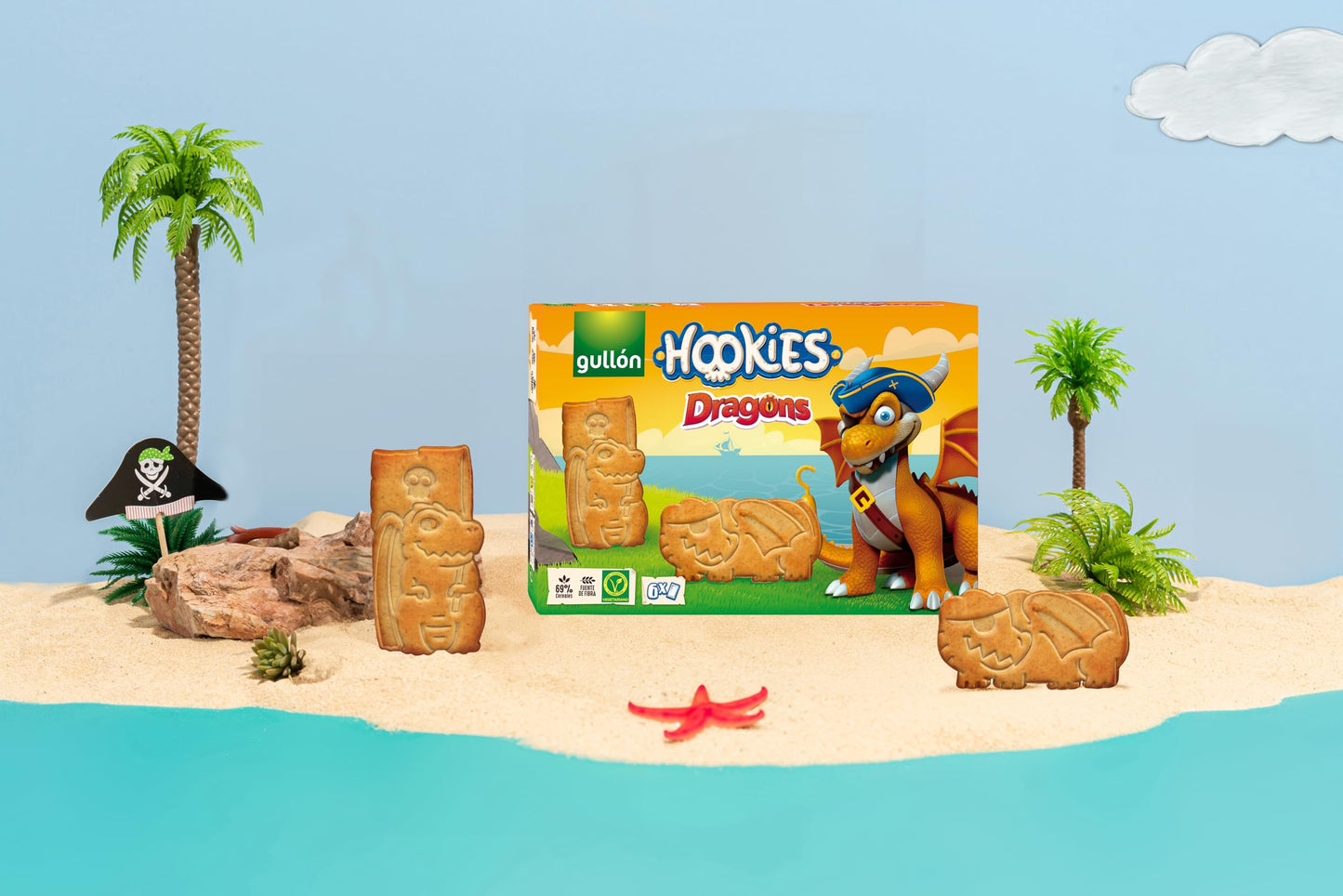 GULLON dragons galletas caja 300 grs