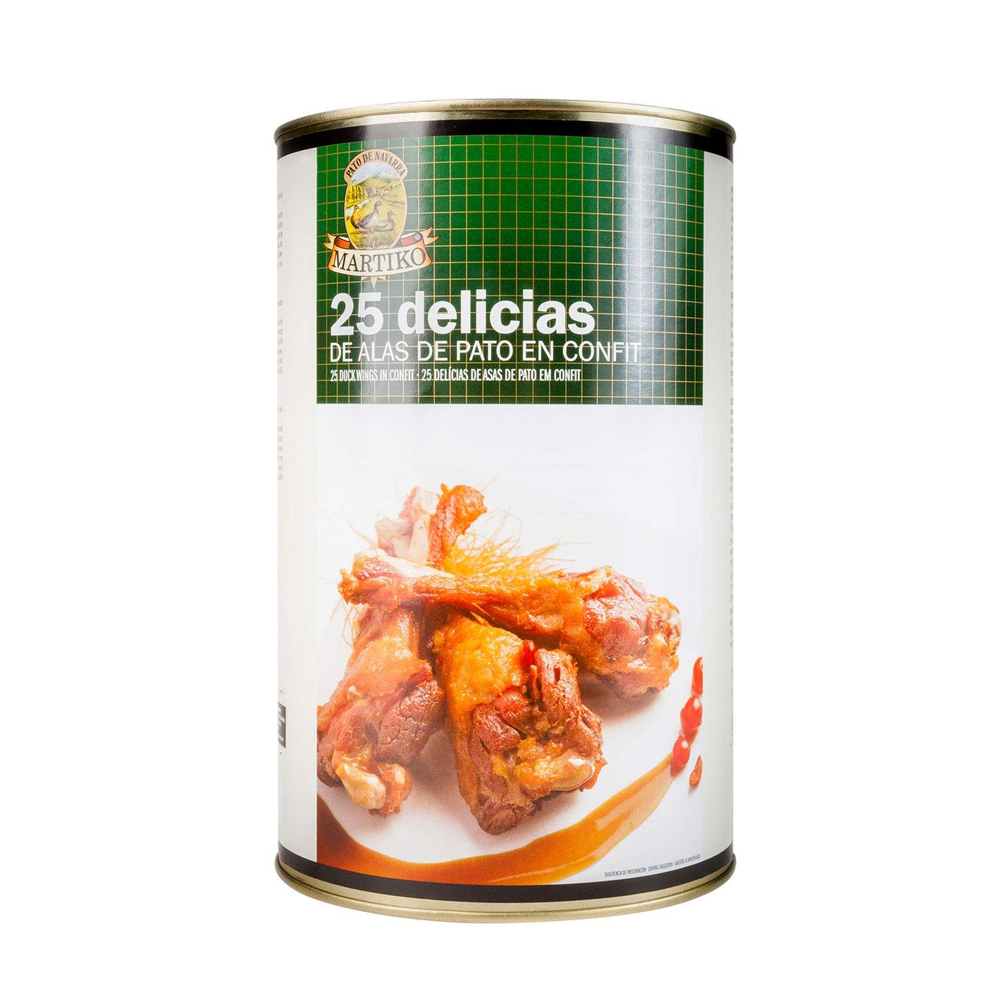 Martiko 25 Delicias de Alas de Pato en Confit 4100 G