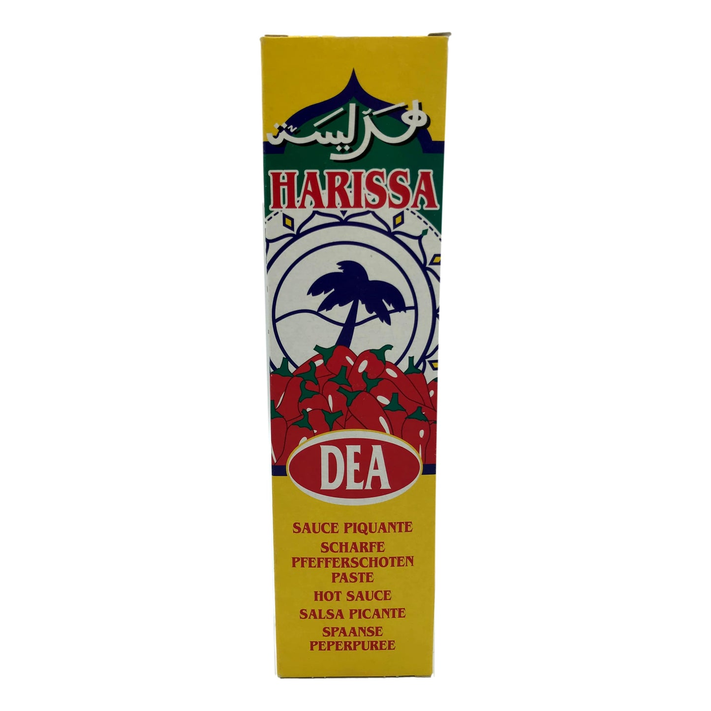 DEA - Salsa Harissa, Picante De Chili, Sabor Muy Picante, Condimento Para Comidas Y Salsas, 120 g