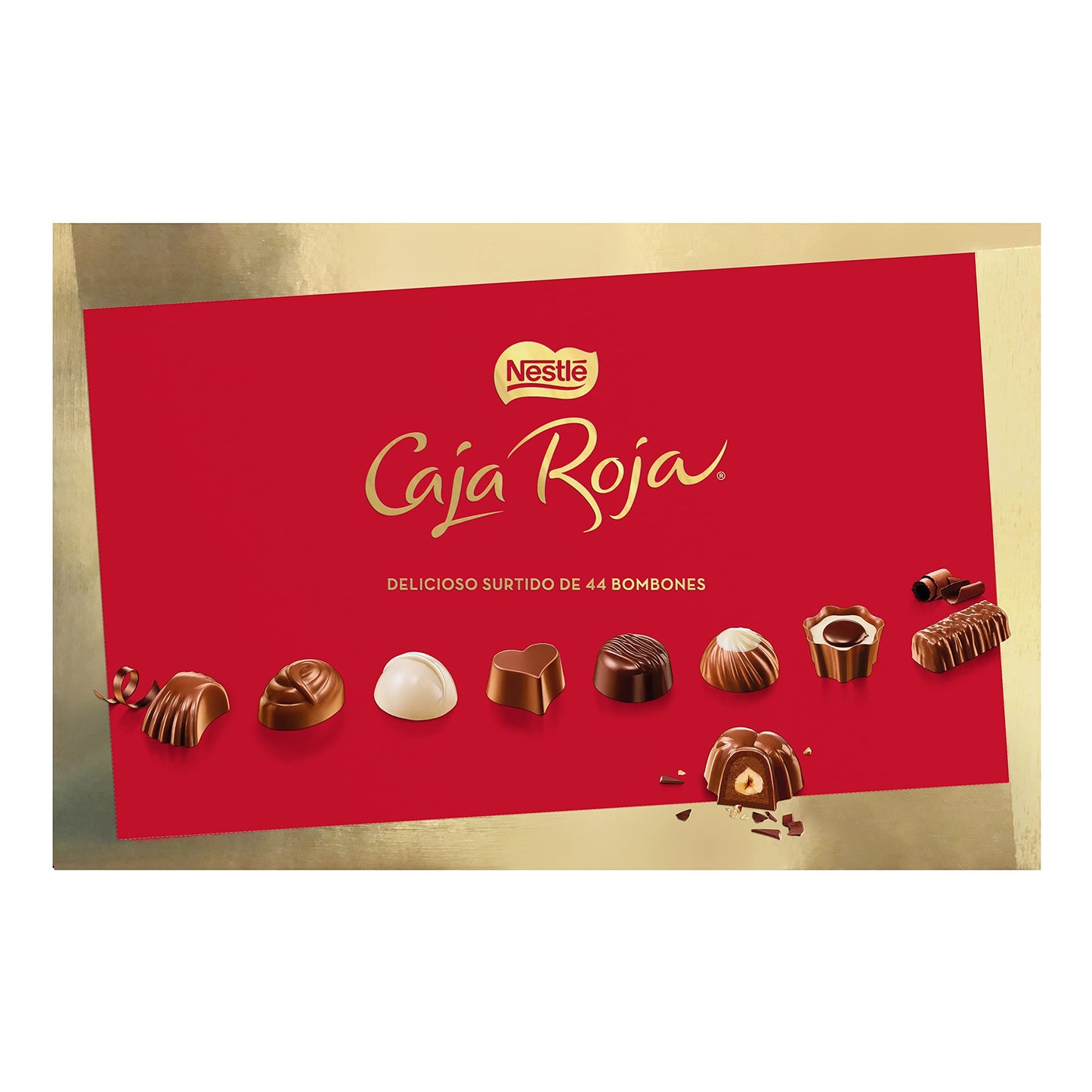 Nestlé Caja Roja Bombones de Chocolate - Estuche de bombones 4x400g
