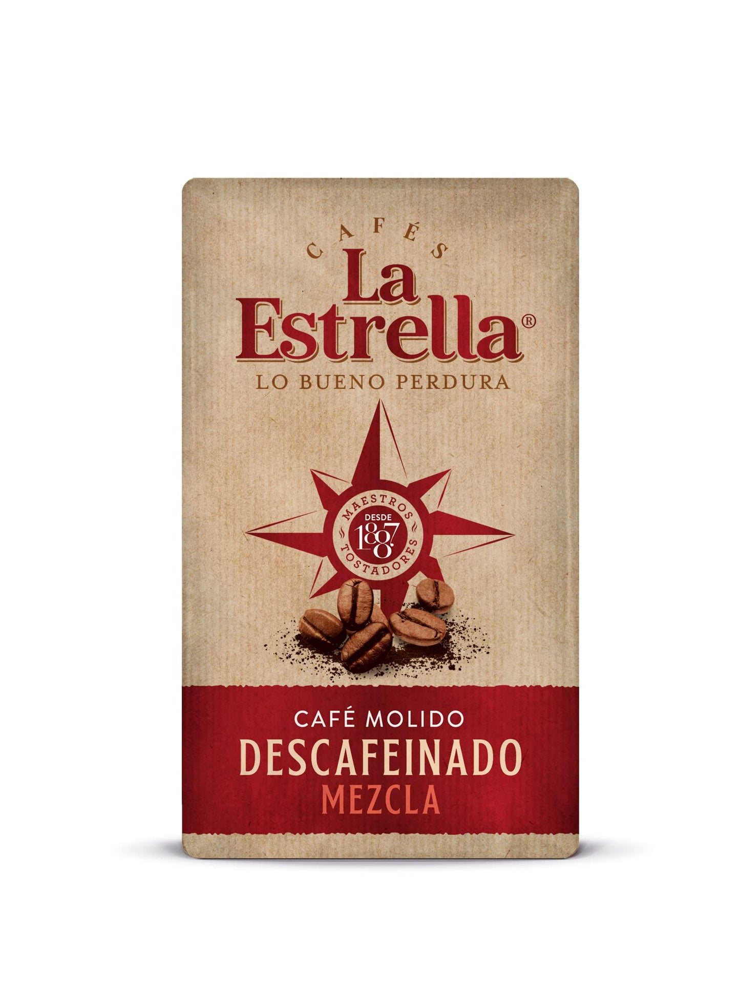La Estrella Café Molido Descafeinado Mezcla 250g