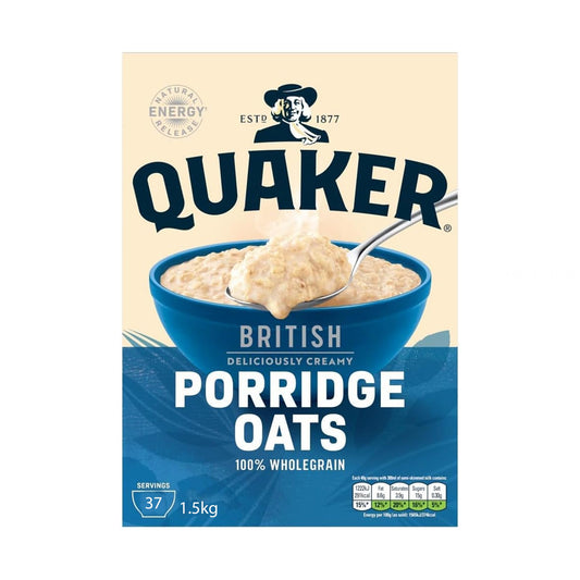 Quaker Avena Rolled Oats 1,5 kg | Copos de Avena 100% integral 1,5 kg