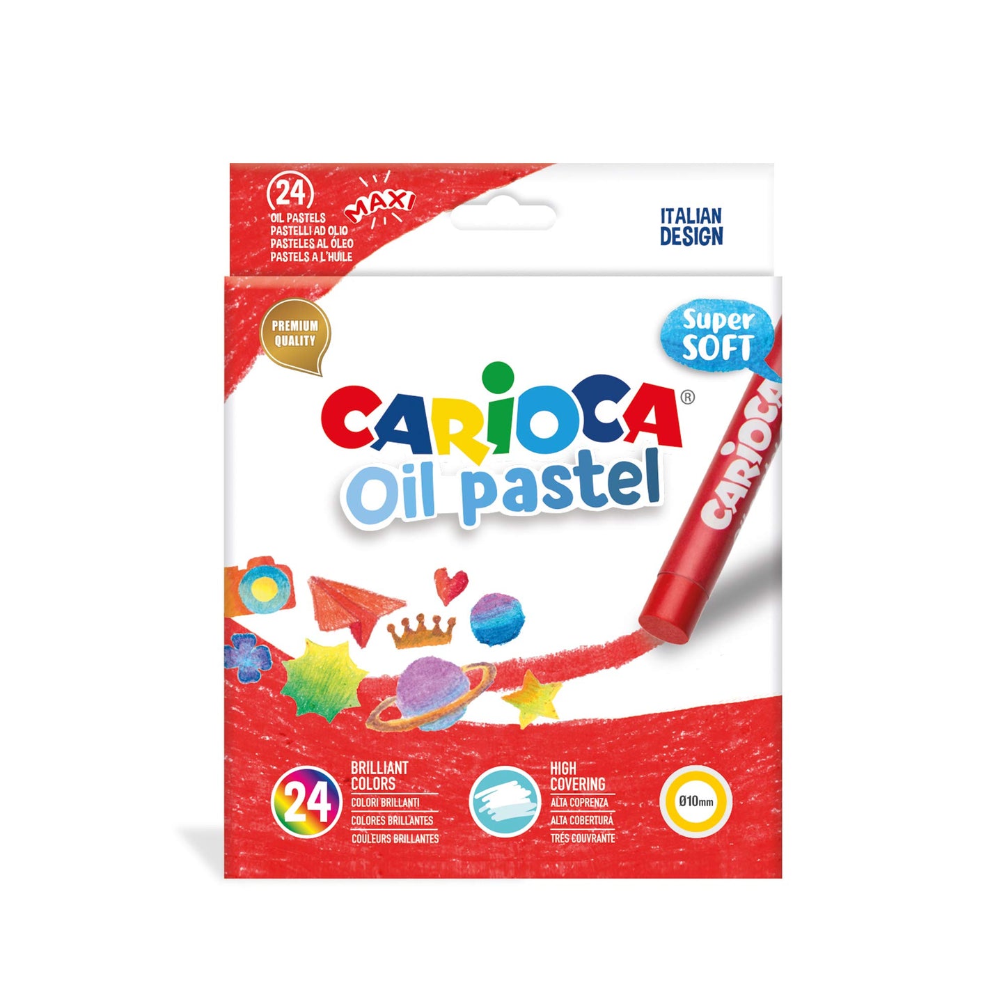 Pasteles Al Óleo - 24 Uds