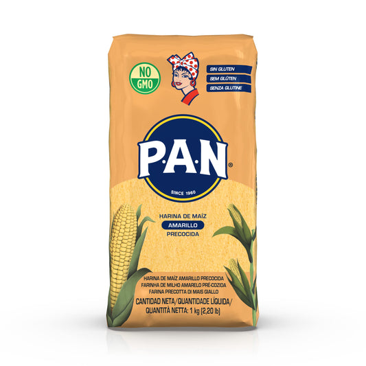 P.A.N. Harina de Maiz Amarilla Precocida 1kg