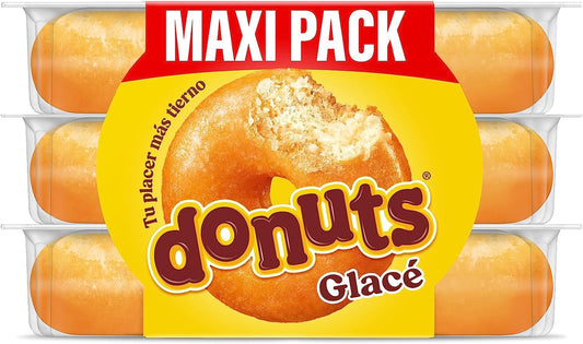 Donuts Glacé - Rosquillas Cubierta con Crujiente Cobertura Glacé, 6 unidades de 52 g