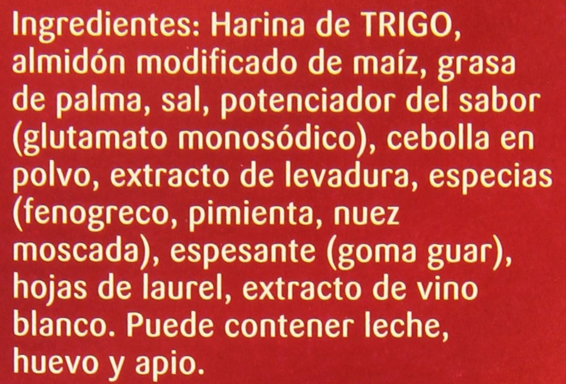 Knorr - Salsa Bechamel - Con cebolla y nuez moscada - 715 g