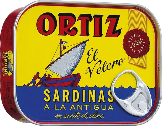 Sardinas ortiz oliva lat.100g