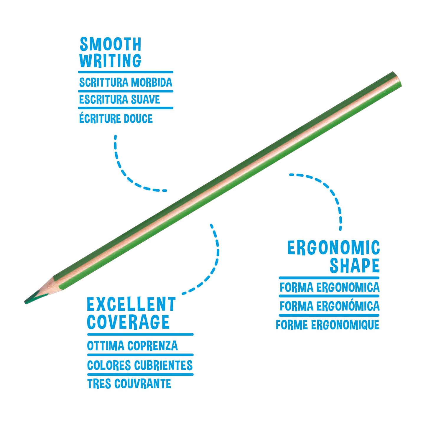 Carioca Supercolor Triang. Pencils 12pcs