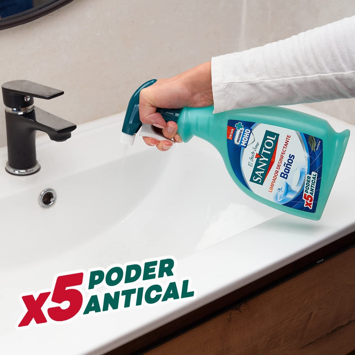 Sanytol - Limpiador Desinfectante Antical Baños Pack 4 x 750 ml