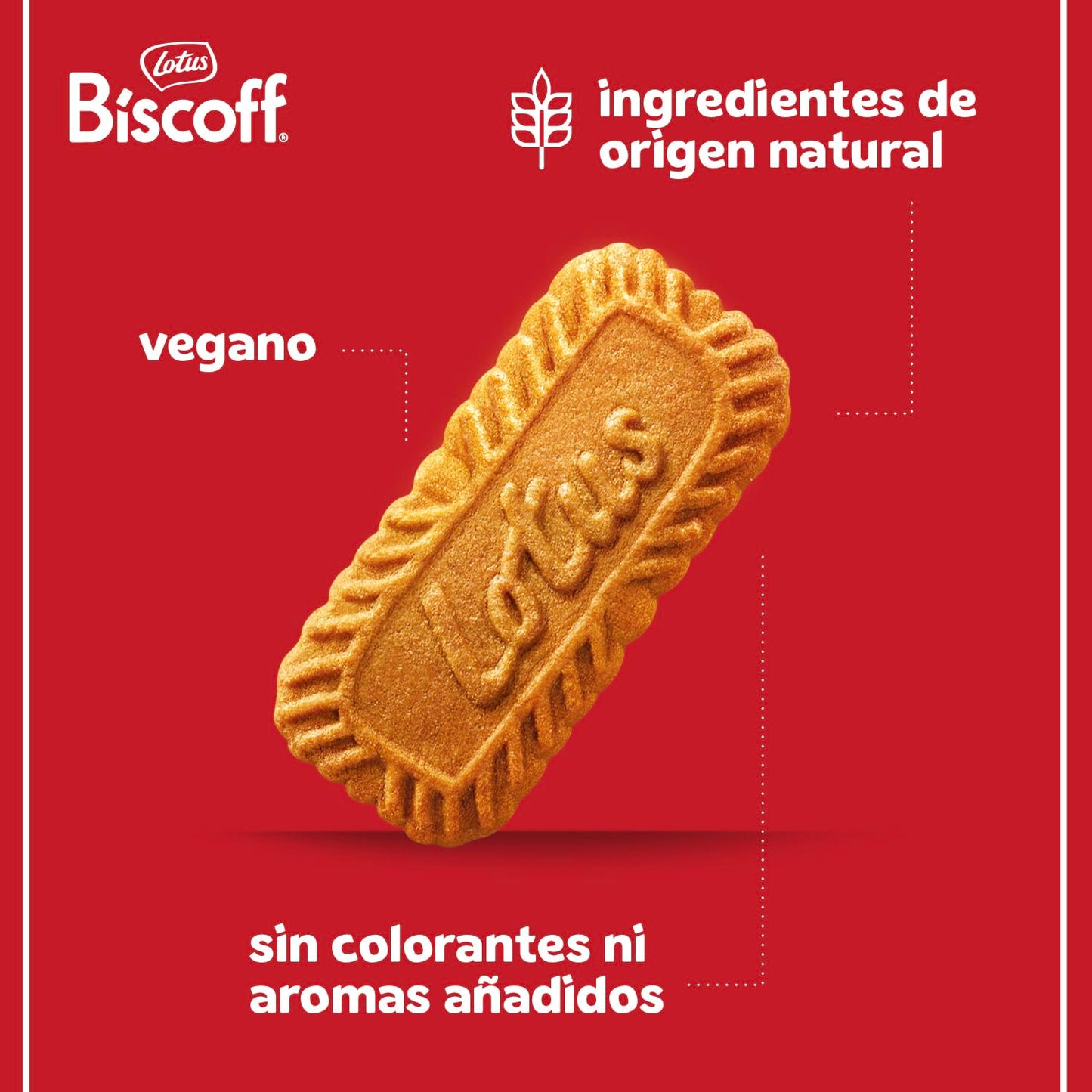 Lotus Biscoff | Galleta Caramelizada | Ingredientes de Origen Natural | Vegano | Sin Colorantes ni Aromas Añadidos | 4 x 250g | 1 kg