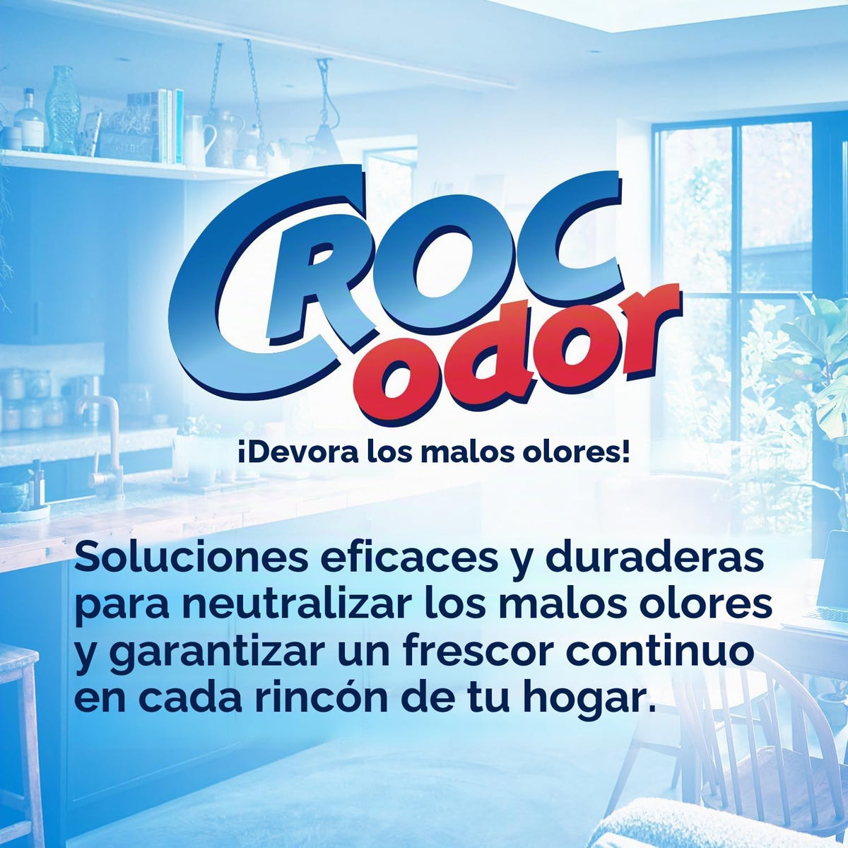CROC'ODOR Ambientador para frigorífico tamaño XL,140 g